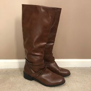 Arizona women’s brown leather riding boots